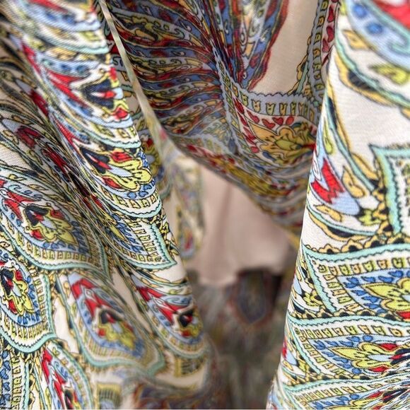 Kate and Lily Fit And Flare Floating Mosaic Chiffon Full Skirt Maxi Dress 14 NWT - Picture 11 of 12